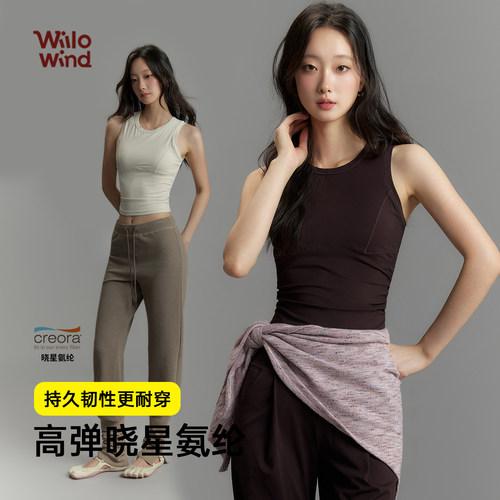 Willowind新款瑜伽服女健身训练内衣跑步外穿防震聚拢晓星运动