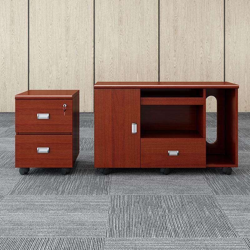 办公桌侧边柜资料柜收纳储物柜活动柜矮柜副柜打印机置物架抽屉柜