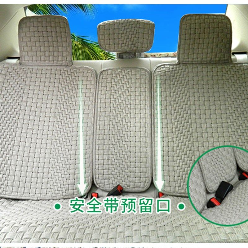 纯亚麻汽车坐垫夏季凉垫座垫哈弗H6H2英朗大众朗逸卡罗拉轩逸思域