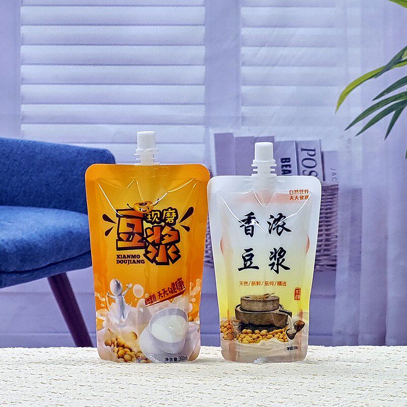 豆浆袋自立吸嘴袋食品级早餐专用豆浆袋子商用一次性打包袋包装袋