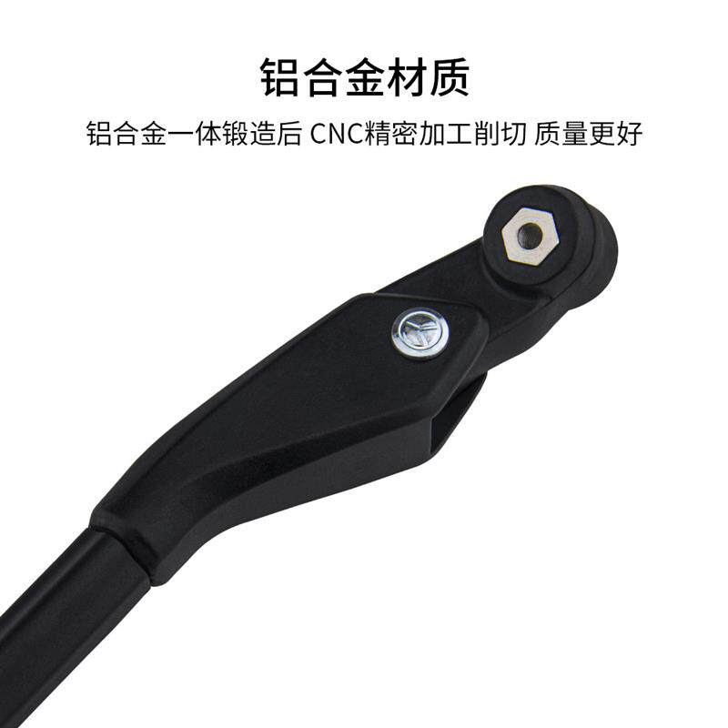 自行车快拆支撑脚撑铝合金边撑单车山地公路车停车架配件