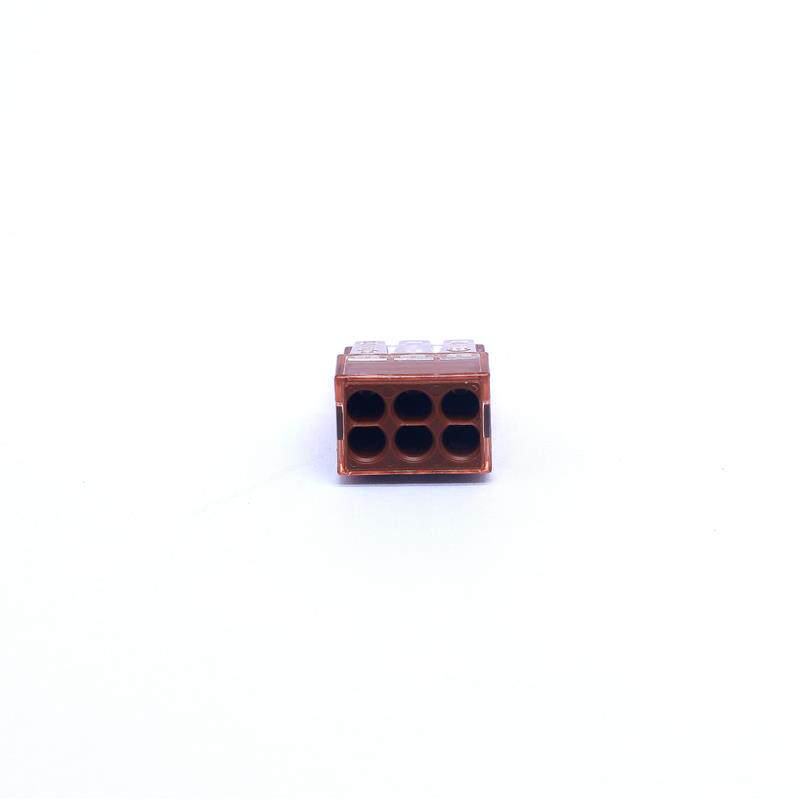 wago万可773-606接线端子电线连接器6口分线并线对接快接头10只装