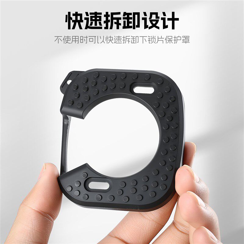 西骑者棒棒糖锁踏锁片保护罩防滑全包裹快拆锁片保护套骑行配件
