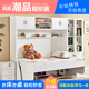 精选隐形床折叠床书桌柜一体组合床钢琴隐藏床壁床单人床小户型CH