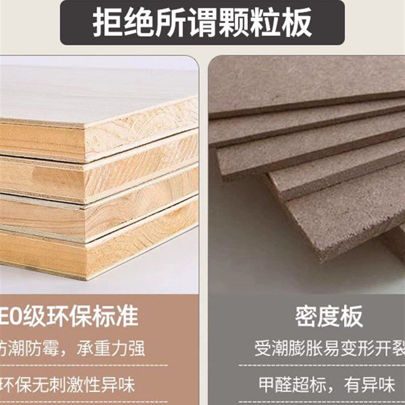 书桌书架一体客厅家用学生学习伸缩靠墙折叠书桌柜卧室电脑桌组合