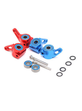 Traxxas Slash 2WD 铝合金前转向杯 红色蓝色一对装