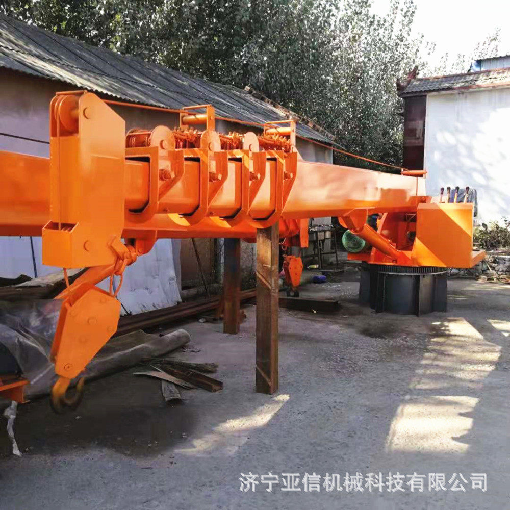 5吨船用起重机港口坐地吊 随船吊机全回转船吊供应