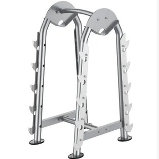 商用杠铃架健身房固定杠铃放置架双边10根杠铃放置架杠铃存放架