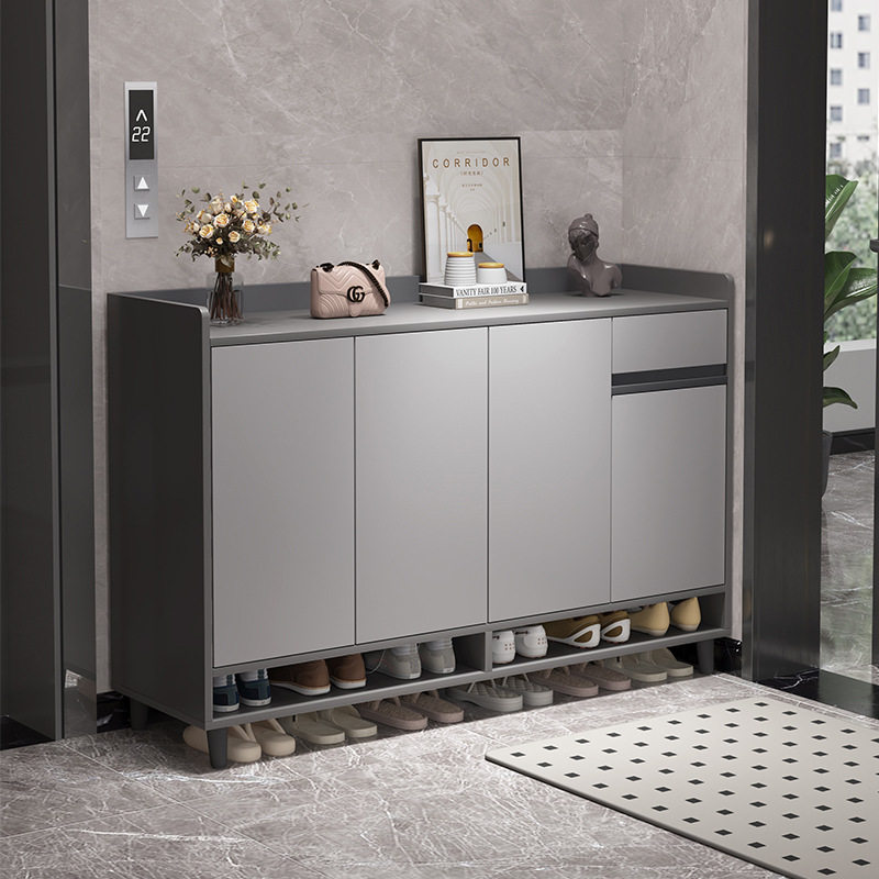 鞋柜家用门口室内新款换鞋凳一体玄关柜隔断柜爆款靠墙入户鞋架子