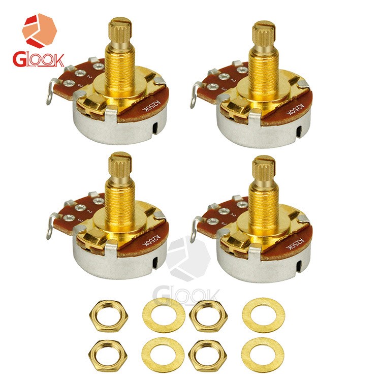 电位器旋钮电吉他电贝司旋钮音色音量500k铜轴铝轴250K钮批发