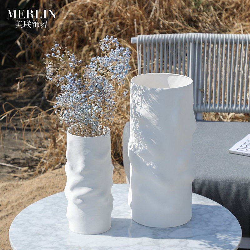 美联饰界3D陶瓷花瓶创意家居摆件3D打印花瓶简约装饰品可水培艺术,模玩/动漫/周边/娃圈三坑/桌游,文化/体育周边,淘宝优惠券,粉丝福利购,淘宝优惠卷