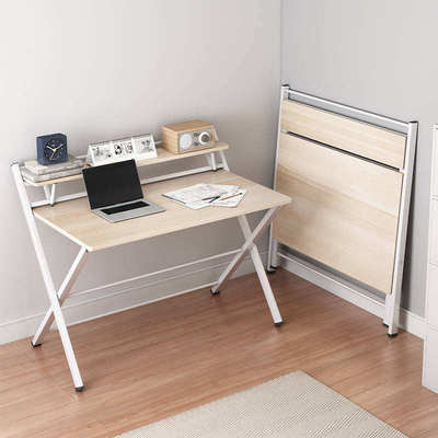 书桌可折叠简易学习写字桌小型电脑桌小学初中生简约家用租房卧室