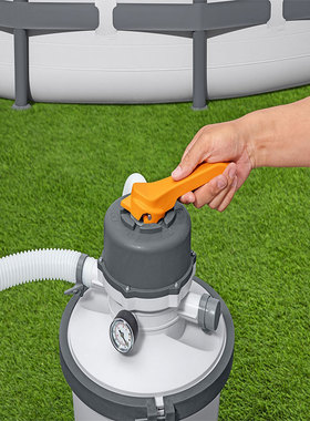 Bestway58515家庭地上泳池过滤泵800gal 欧规砂滤器 泳池清洁设备