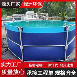 移动成人家庭游泳池 PVC支架游泳水池 蓄水池鱼虾锦鲤饲养鱼池