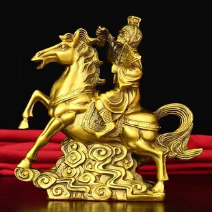 铜马上封侯摆件猴拿印福印生肖猴家用客厅书房办公装饰铜艺铜制