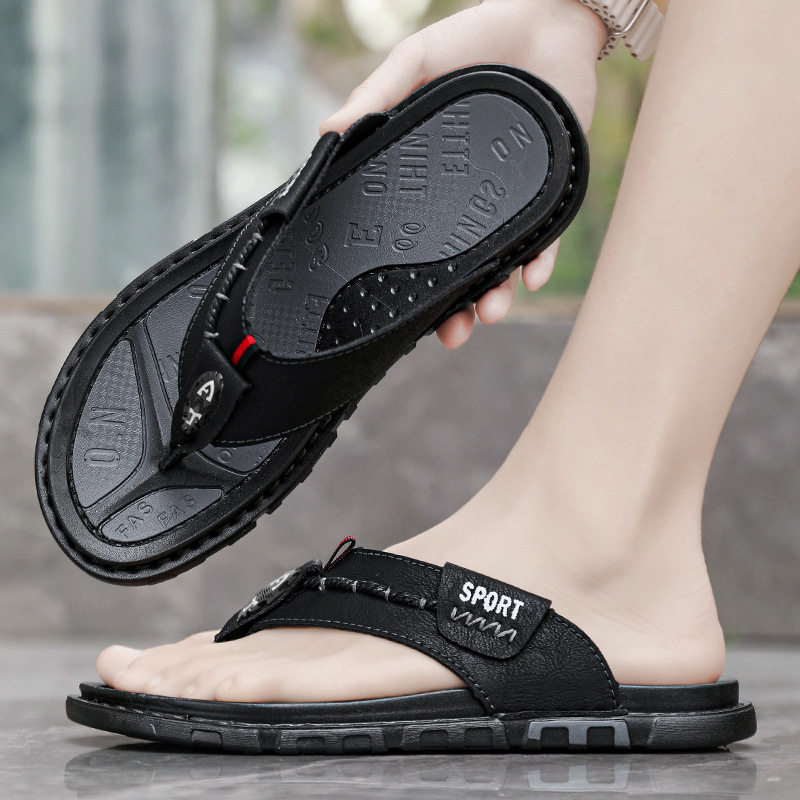 人字拖鞋男夏季外穿软底夹脚防滑凉鞋男士耐磨沙滩凉拖,流行男鞋,人字拖,淘宝优惠券,粉丝福利购,淘宝优惠卷