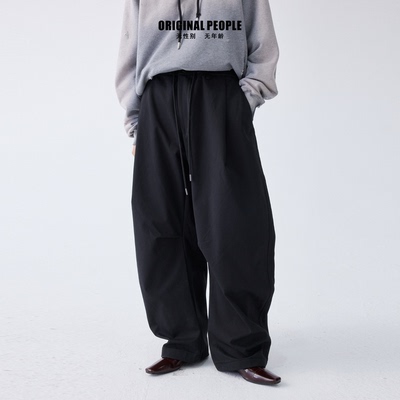 ORIGINALPEOPLE阔腿弯刀裤男女