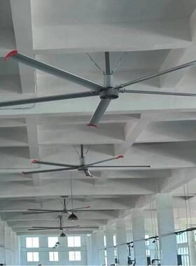 华大HDS永磁变频工业大吊扇直径4.3m/5m厂房车间通风降温更节能