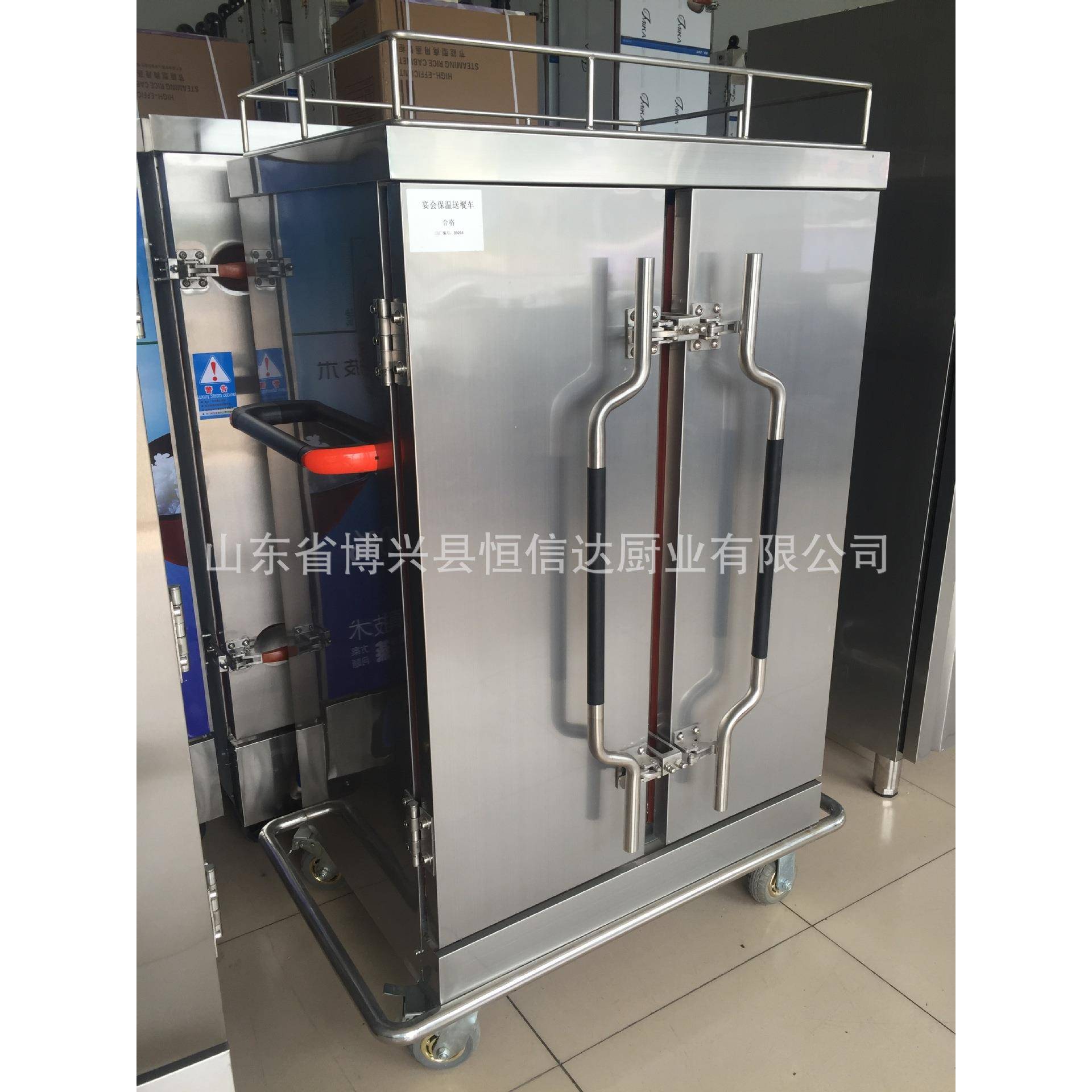 宴会保温车不锈钢宴会保温车饭菜保温车保温送餐车熟食小吃车