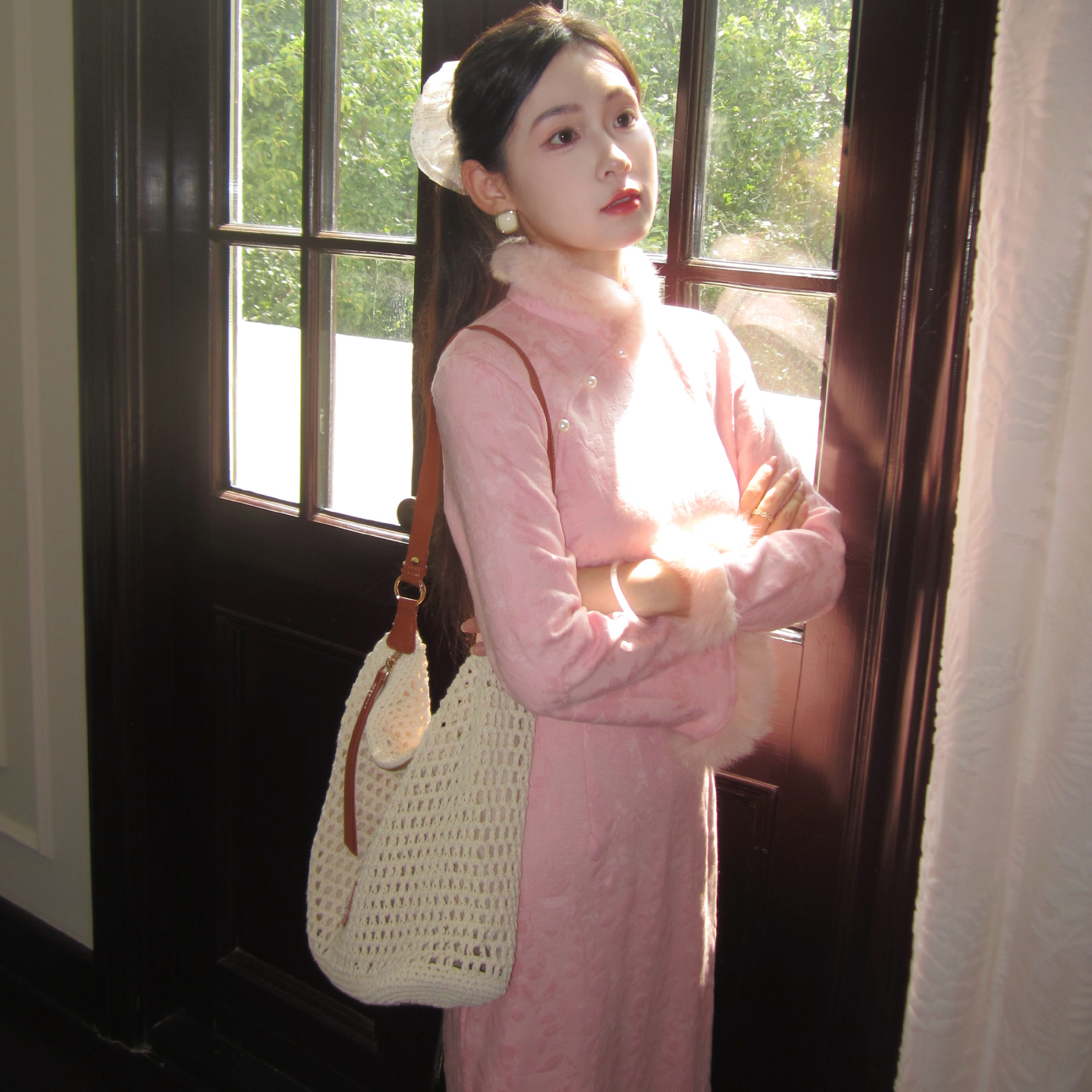 新中式旗袍日常可穿修身显瘦