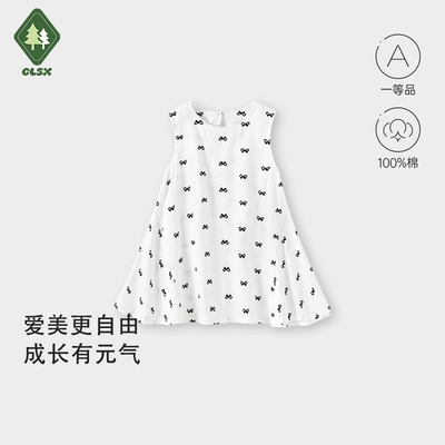 女童连衣裙夏季新款背心裙