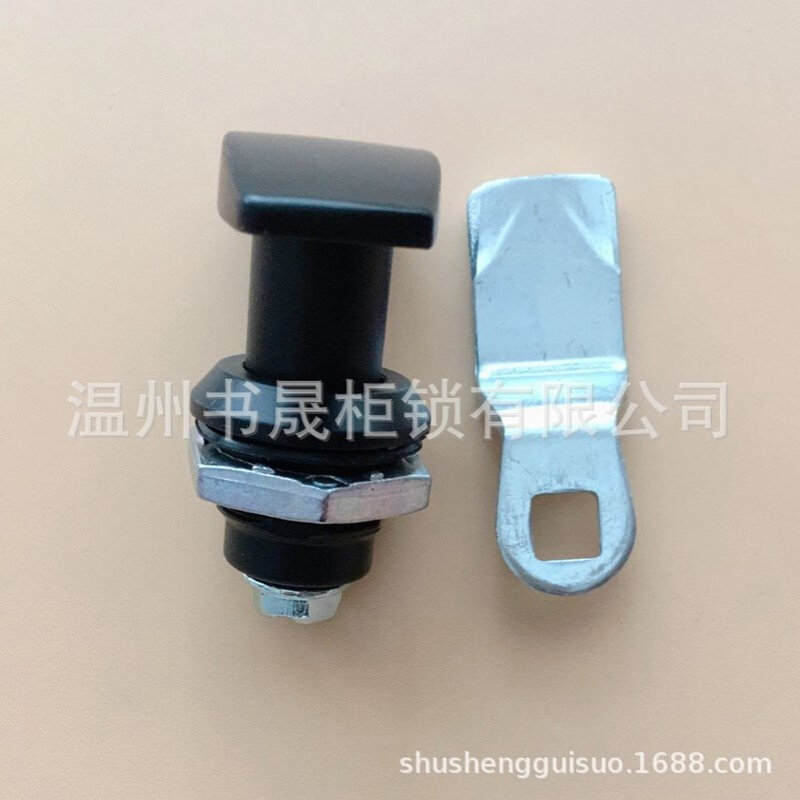 MS705-3U机柜锁 T型把手锁 T形旋转门锁 开关柜锁 电柜锁 机箱锁