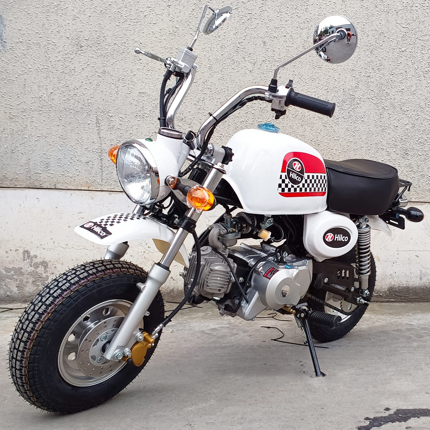 厂家直销110CC125CC 两轮复古越野车 成人摩托车汽 油小猴子款