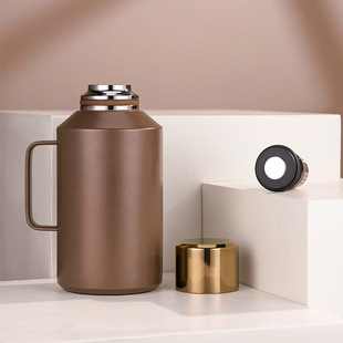 茗元 素小钢炮焖茶壶316不锈钢内胆保温壶便携大容量泡茶壶开水壶