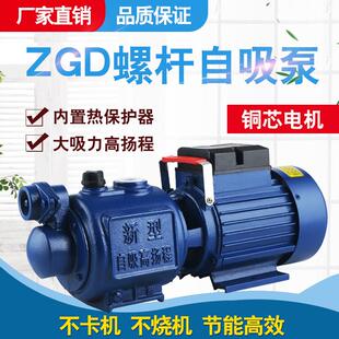 厂家直供高扬程自吸泵自来水增压抽水机螺杆泵高楼层增压抽水泵