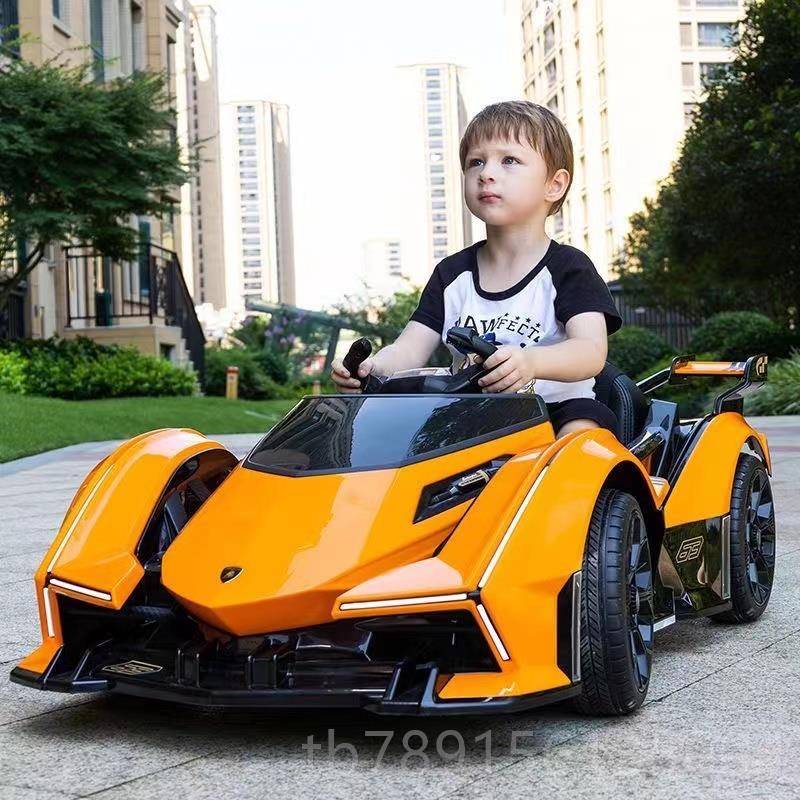 高档版visi尼o gt 兰博基儿童电动汽车正宝宝遥控跑n车玩具四轮可
