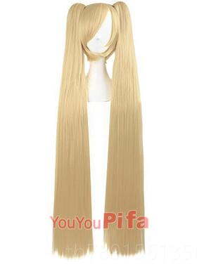 高档v家初未来韶华oVer音蓝色渐变白色雪初音双马尾蝴结蝶造型cs