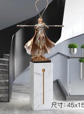 高档斗圣战胜佛摆件客厅电视柜天大家居饰齐玄关孙装悟空乔迁开业