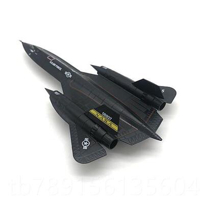 高档飞1:144美国SR-71黑机鸟模侦察仿真合金战斗机机型成品包邮