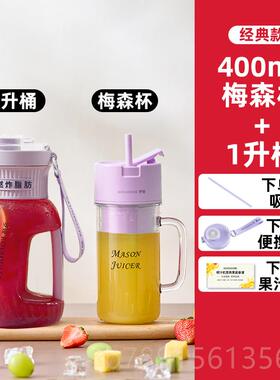 高档罗娅拌榨汁机16叶钢刀碎机冰型便携小式榨汁杯旅行户外搅果汁
