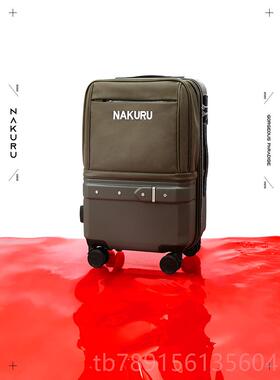 高档NAKRU网红行李箱in皮s潮女小型2寸拉杆0箱万U向轮24旅行箱男