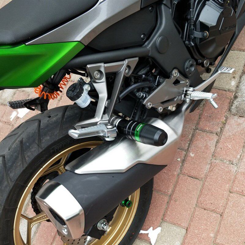 适用川崎Z1000 R Z800 Z900y Z250 NINJA250改装排气管防摔球杆胶