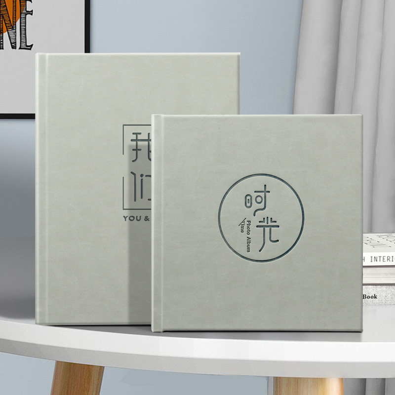 皮革相册本毕业纪念册定制diy手工礼物情侣O生日幼儿园照片书制作