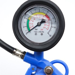 汽车充气压力表表头油浸式胎压计充气枪头胎压P充气枪通用电子表