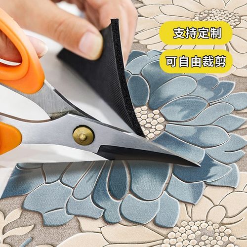 2025新c款厨房地垫防油吸水防滑可擦免洗脚垫L型耐脏专用垫子定制