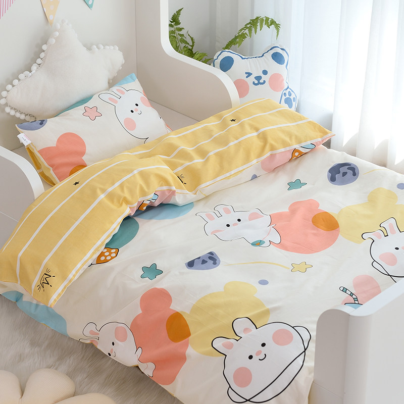 纯棉床笠四件套1.5m床儿童卡通1.2床上K用品三件套男孩1.8米床罩