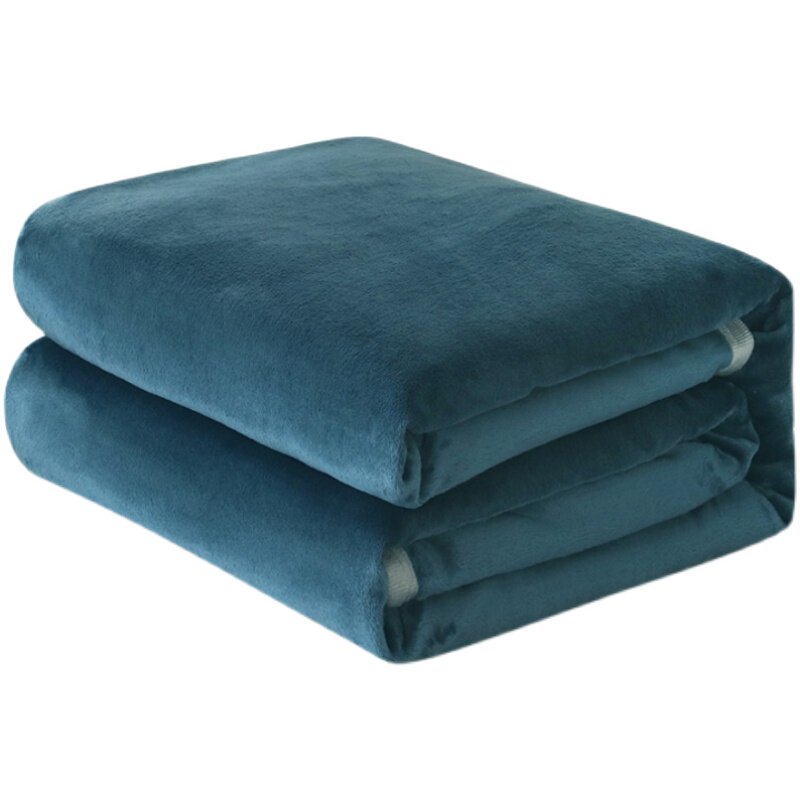 珊瑚绒毛毯加厚保暖铺牀单t冬季法兰绒毯子单人学生宿舍垫毯牀上