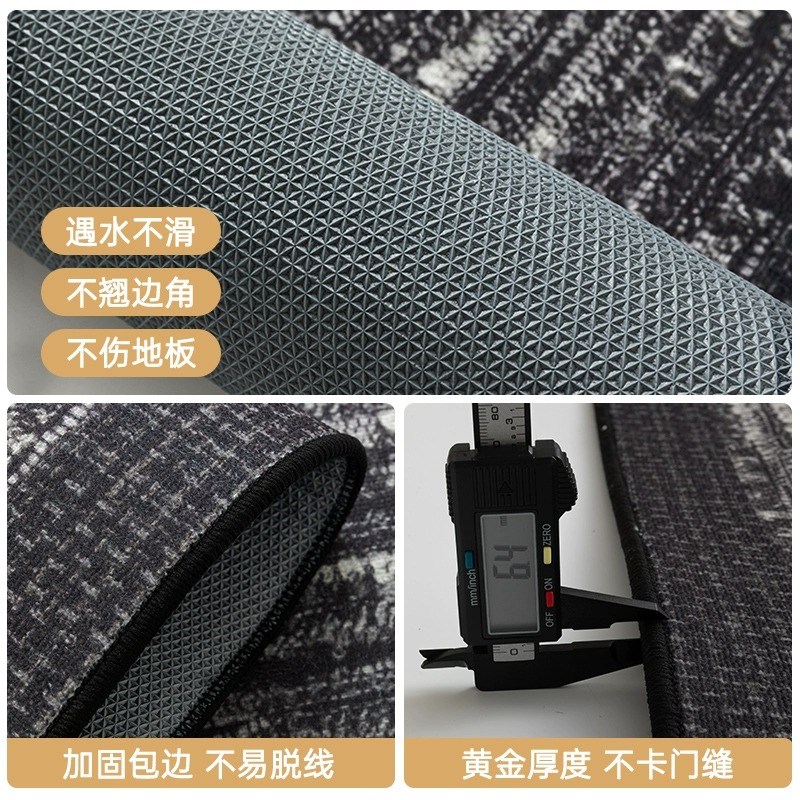 地垫入户门垫进门l门口脚垫复古耐脏防滑入门地毯除尘门外蹭脚垫