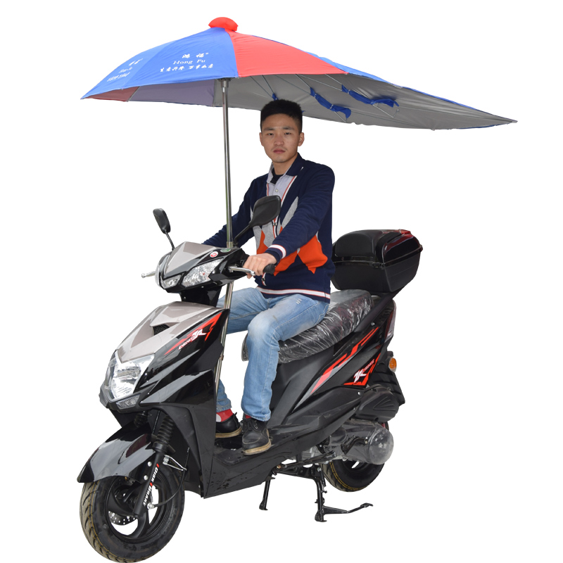 电动车遮阳伞雨伞l遮雨防晒超大加长加厚双层踏板摩托车雨棚遮阳