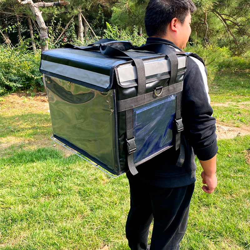 多功能外卖箱62升43大小号双肩包冷藏保K温箱背包车载手提送餐箱