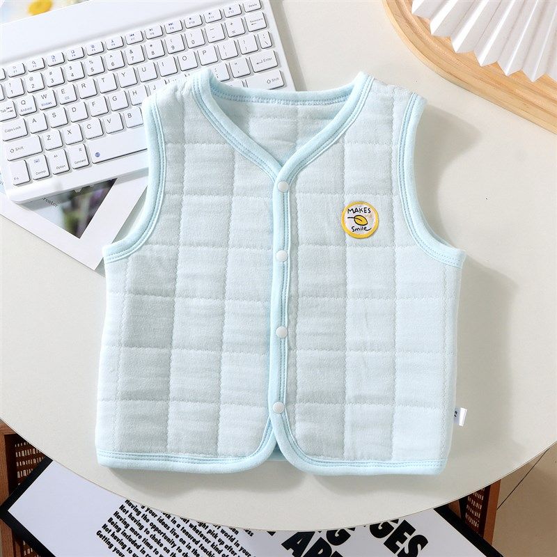 宝宝纯棉马甲婴儿无骨背心三层夹棉内G穿男女童打底坎肩秋冬保暖,童装/婴儿装/亲子装,马甲,淘宝优惠券,粉丝福利购,淘宝优惠卷