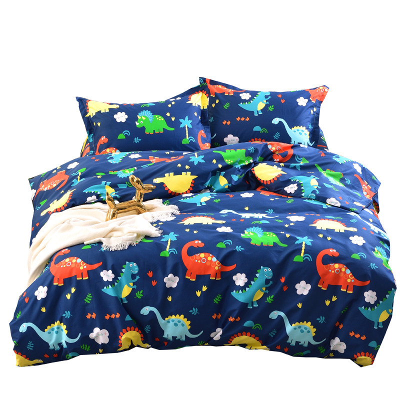 恐龙纯棉卡通被i罩 床单 四件套床笠全棉男孩儿童床单被套三4件套,床上用品,床单定制定做,淘宝优惠券,粉丝福利购,淘宝优惠卷