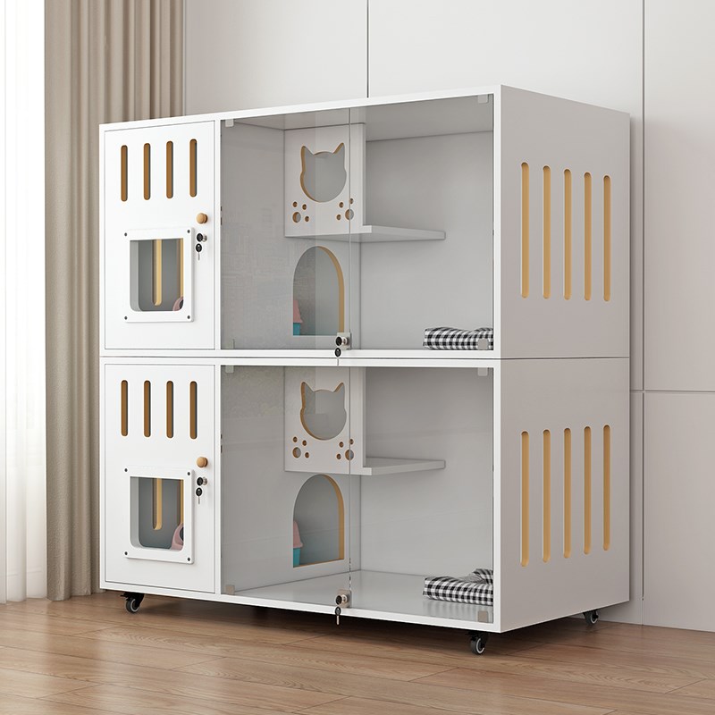 猫柜子室内家用保暖猫柜大空间四季通用猫笼X猫别墅猫窝