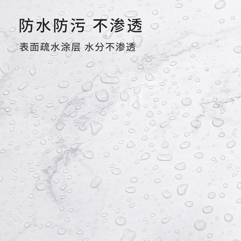 厨房防油贴纸防水自粘墙s纸橱柜子防潮垫灶台大理石贴膜台面保护