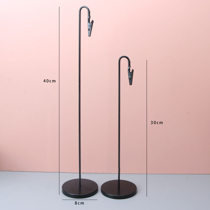 桌面广告展c示架台架立式台卡桌牌广告展示牌双面定制卡片金属支