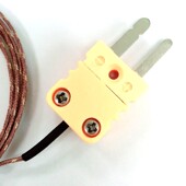 炉温仪高温线热电偶线温q度仪表空气探头K型测温线测耐高温480度